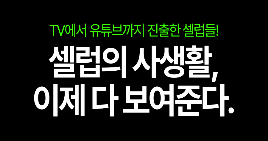 TV에서 유튜브로, 사생활까지 공개한 셀럽 유튜버 5선!